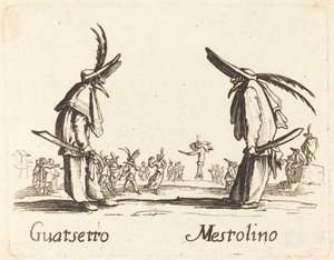 Guatsetto and Mestolino by After Jacques Callot
