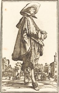 Noble Man with Folded Hands by After Jacques Callot
