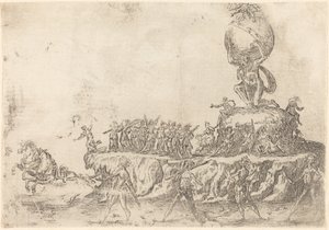 The Float of the Sun by After Jacques Callot