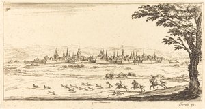 View of Nancy by After Jacques Callot