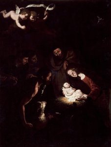 Adoration of the Shepherds by after Jusepe de Ribera
