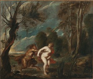 Landscape with a Nymph and a Satyr