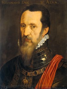 Portrait of Fernando Álvarez de Toledo, Duke of Alba by After Willem Key