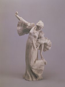 Dancer, from a table centrepiece, Sevres, 1900 by Agathon Leonard