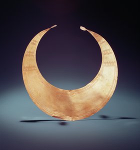 Lunula, Ross, County Westmeath, Early Bronze Age, c.2000 BC by Age Bronze