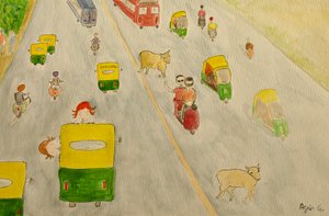 The Voyage, Delhi by Agnes Girardon