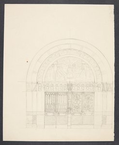 Draft for the Decoration of the Entrance to Copenhagen City Hall