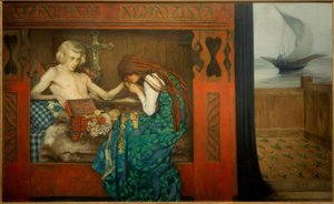 The Dying Fiancé by Agnes Slott Möller