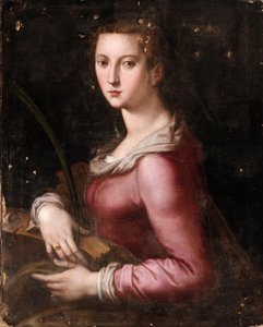 Saint Catherine of Alexandria by Agnolo Bronzino