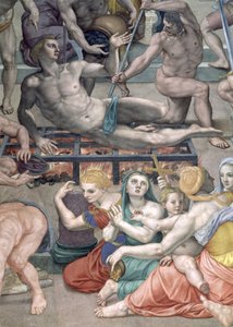 The Martyrdom of St. Lawrence (detail) by Agnolo Bronzino