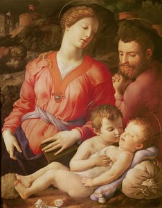 The Panciatichi Holy Family by Agnolo Bronzino