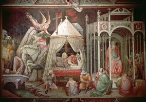 Cosroe uses the power of the cross to invoke the adoration from his people and Heraclius Dream and his Victory over Cosroe