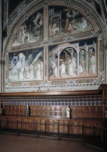 View of the Chapel Castellani Decorated with Frescoes by Agnolo Gaddi by Agnolo Gaddi