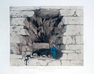 Forced Passage in the Second Pyramid of Ghizeh, Egypt