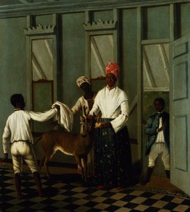 Negro Servants Washing a Deer