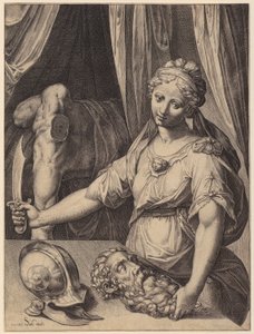 Judith with the Head of Holofernes by Agostino Carracci