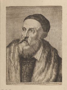 Portrait of Painter Titian by Agostino Carracci