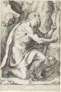 St. Jerome by Agostino Carracci