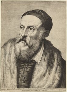 Titian (Bartsch 14 I; Calvesi/Casale 124) by Agostino Carracci