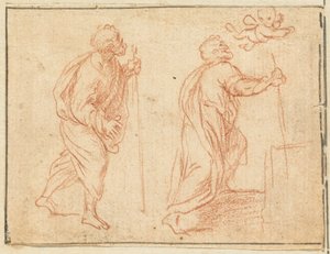 An Apostle Guided by an Angel by Agostino Masucci