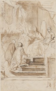 The Canonisation of St Ignatius of Loyola by Agostino Masucci