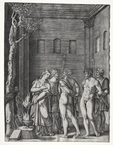 Orestes and Pylades Brought to Iphigenia for Sacrifice