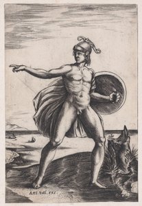 A Warrior by Agostino Veneziano