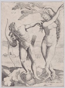 Apollo and Daphne, Dated 1518
