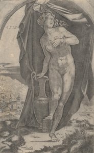 Cleopatra by Agostino Veneziano