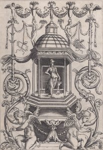 Ornamental Panel, ca. 1514-36 by Agostino Veneziano