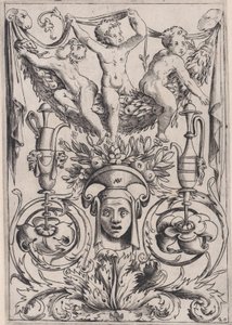 Ornamental Panel, ca. 1514-36 by Agostino Veneziano