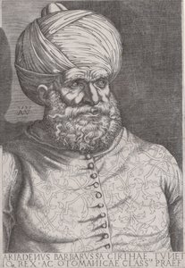 Portrait of Barbarossa by Agostino Veneziano