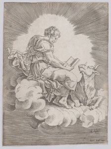 Saint Luke by Agostino Veneziano