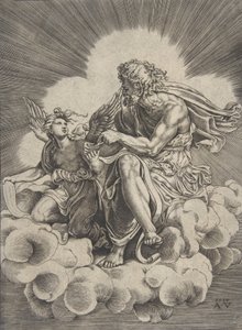 Saint Matthew by Agostino Veneziano