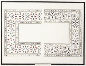 Specimens of the Mosaics, from the Tomb of the Emperor, c. 1815