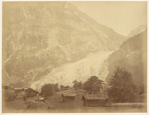 Lower Glacier of Grindelwald and Route of the Boenisseg on the Mettenberg by Aimé Civiale