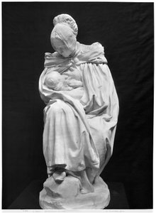 Boulonnaise Woman Feeding her Child (plaster)