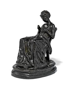 La Brodeuse by Aime Jules Dalou