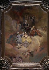 Dance Through the Ages from the Ceiling of the Ballroom