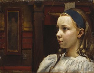Head of a Girl, Little Anna by Akseli Gallen-Kallela
