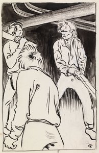 One against All and All against One by Akseli Gallen-Kallela