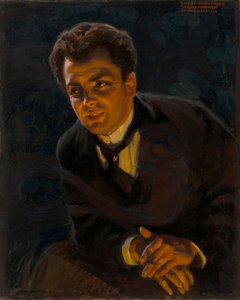 Portrait of the German Actor Rudolf Rittner by Akseli Gallen-Kallela
