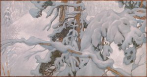 Winter, Study for the Jusélius Mausoleum Frescoes by Akseli Gallen-Kallela