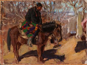 Native American on Horseback