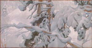 Winter, study for the Juselius Mausoleum frescoes