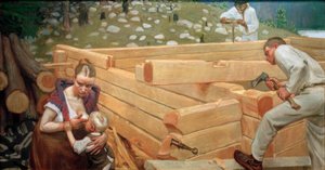 Building by Akseli Valdemar Gallen Kallela