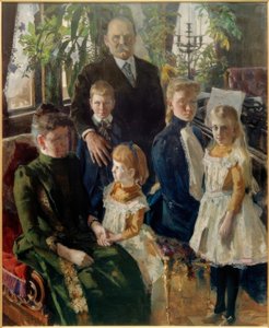 Portrait of the Family of Industrialist Antti Ahlström
