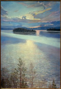 Lake View by Akseli Valdemar Gallen Kallela