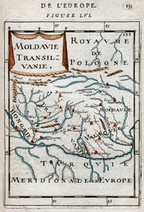 Map of Romania 1683 by Alain Manesson Mallet