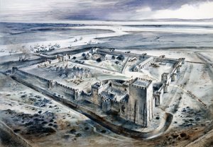 Portchester Castle by Alan Ernest Sorrell